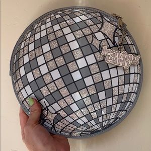 Studio DIY December 2018 Disco Ball clutch + Flair